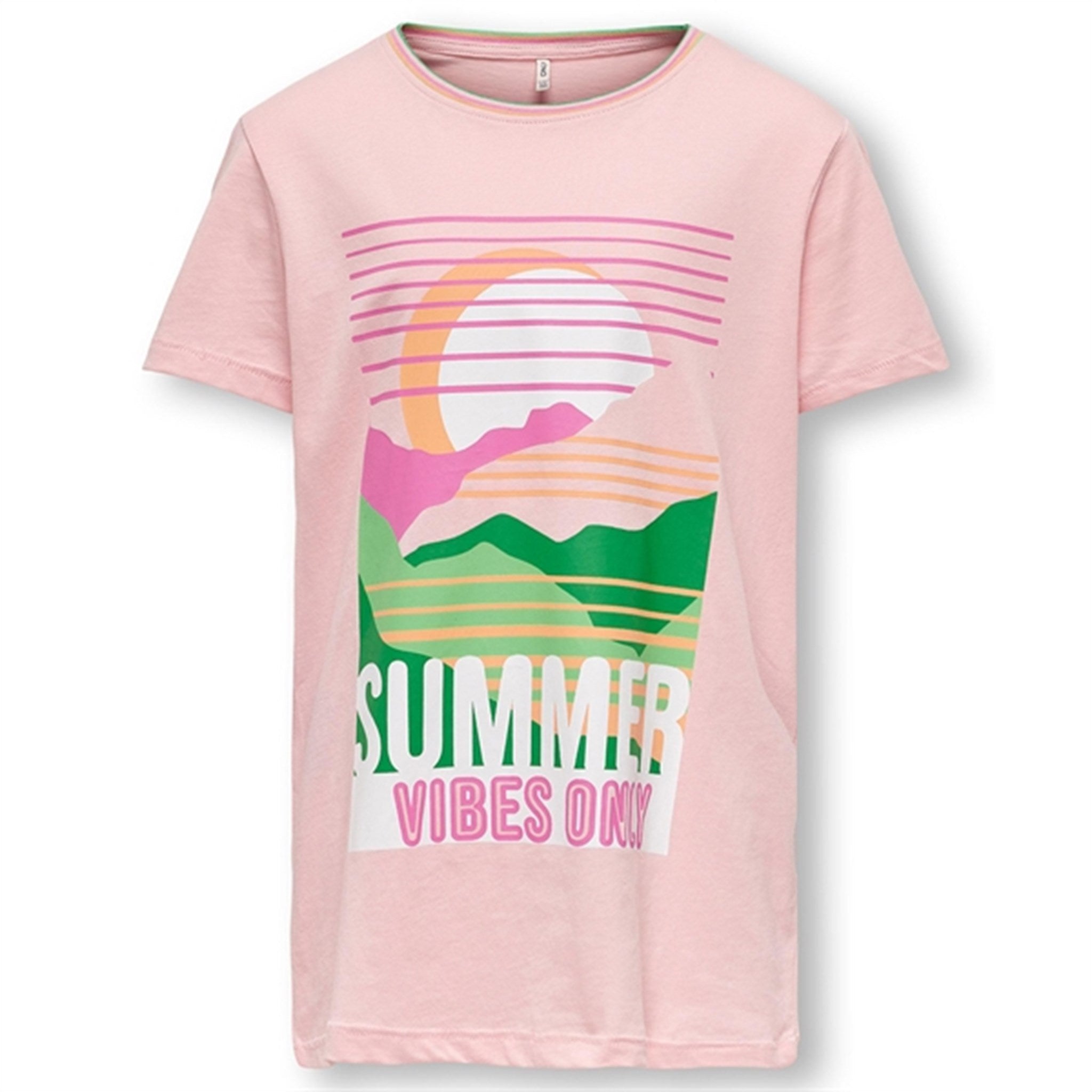Kids ONLY Tickled Pink Julie Fit Summer T-Shirt