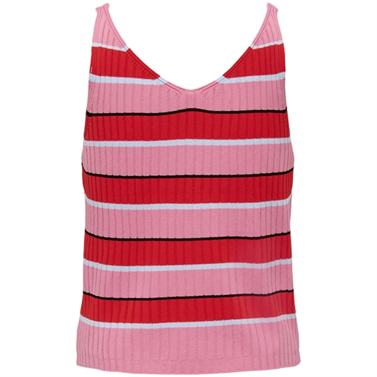 Kids ONLY Candy Pink Debbie Stripe Strik Top 2