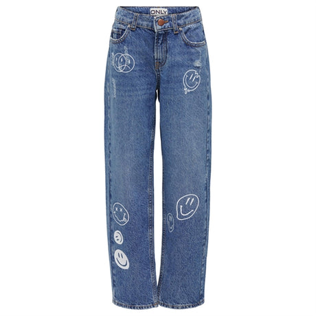 Kids ONLY Medium Blue Denim Robyn Smile Jeans