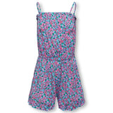 Kids ONLY Cyan Blue Nova Life Strap Meg Playsuit AOP