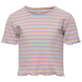 Kids ONLY Purple Rose Amelia Multistripe Top