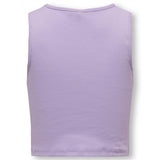 Kids ONLY Purple Rose Nussa Front Cut Out Short Top 2