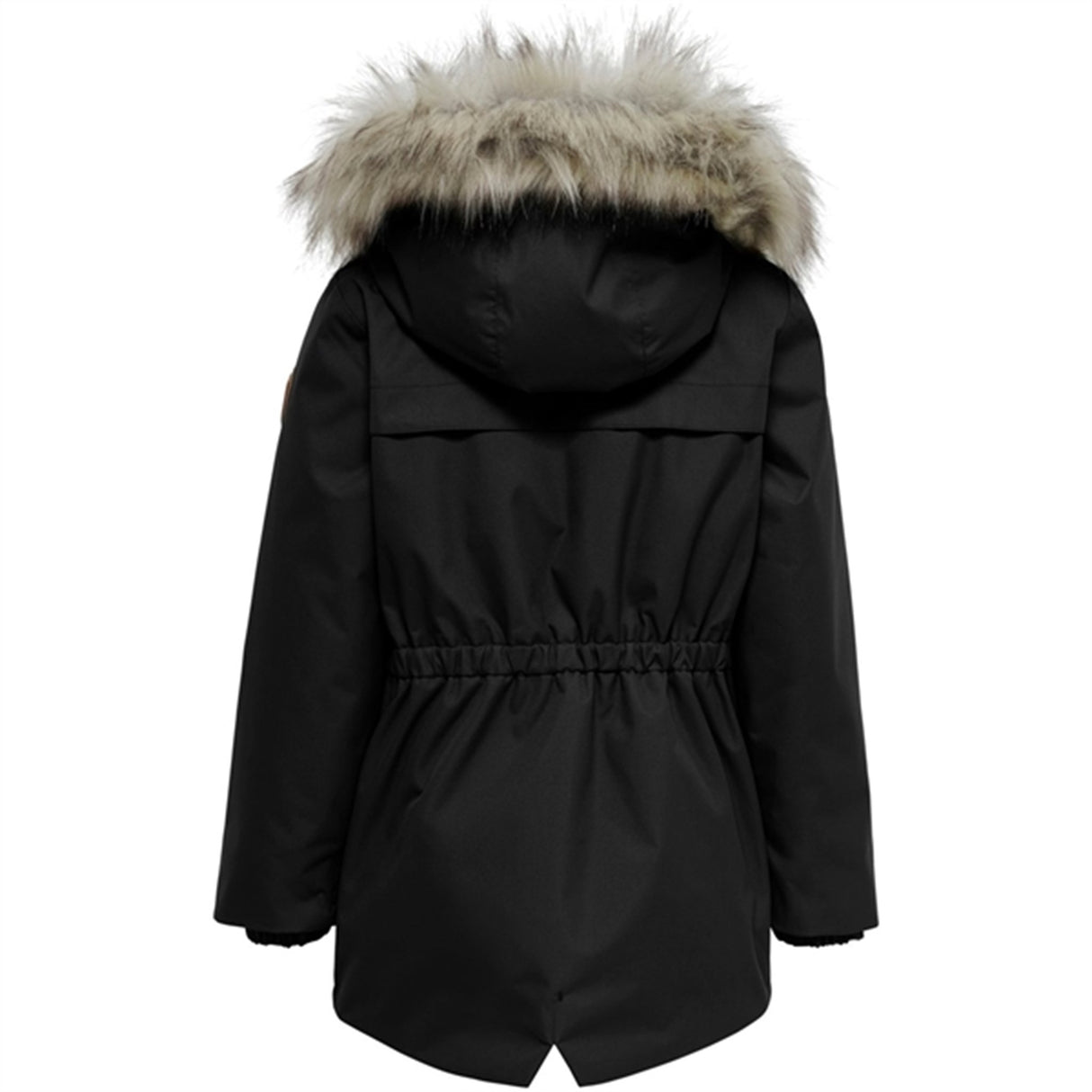 kids only Black Newliva Vandtæt Fur Parka Jakke 2