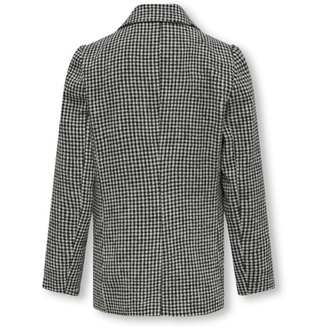 Kids ONLY Cloud Dancer / Black Houndstooth Lana-Beauty Blazer