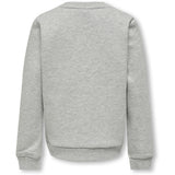 Kids ONLY Light Grey Melange Rule Mary Sweatshirt 2