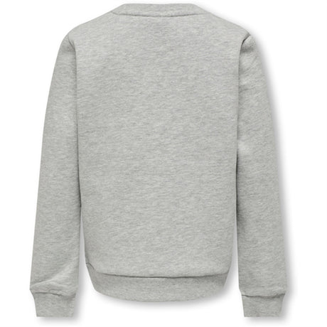 Kids ONLY Light Grey Melange Rule Mary Sweatshirt 2