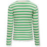 Kids ONLY Cloud Dancer Green Bee Stripes Evig Rib Bluse