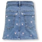 Kids ONLY Light Medium Blue Denim Hoxton Heart Denim Nederdel 2