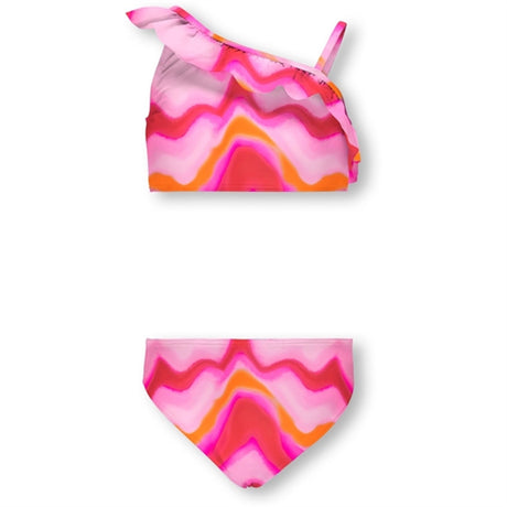 Kids ONLY Pink Lady / Heat Waves Laura One Shoulder Bikini