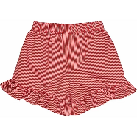 Müsli Balsam Cream/Apple Red Poplin Stripe Flæse Shorts 2