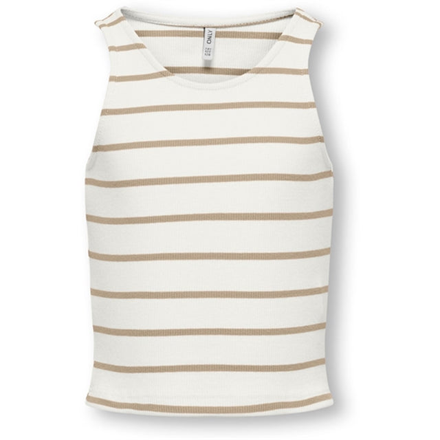 Kids ONLY White Pepper Nessa Stripe Top