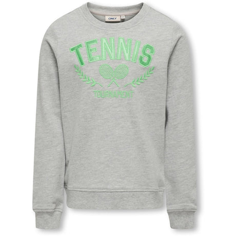 Kids ONLY Light Grey Melange Villa Sweatshirt