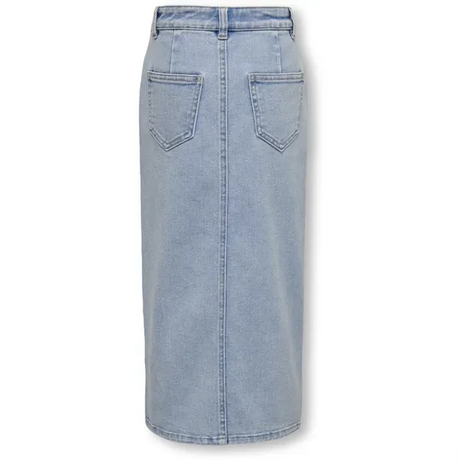 Kids ONLY Light Blue Denim Siri Front Slit Denim Nederdel