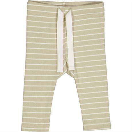 Müsli Desert Green/ Balsam Cream Stripe Rib Bukser