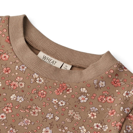 Wheat Cocoa Brown Meadow Zenia Sweat Kjole 2