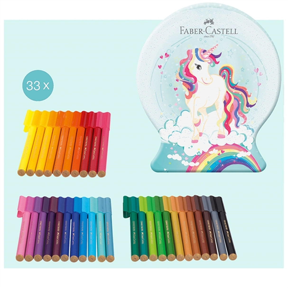 Faber-Castell Tusser Connector 33 Stk. Unicorn Hest