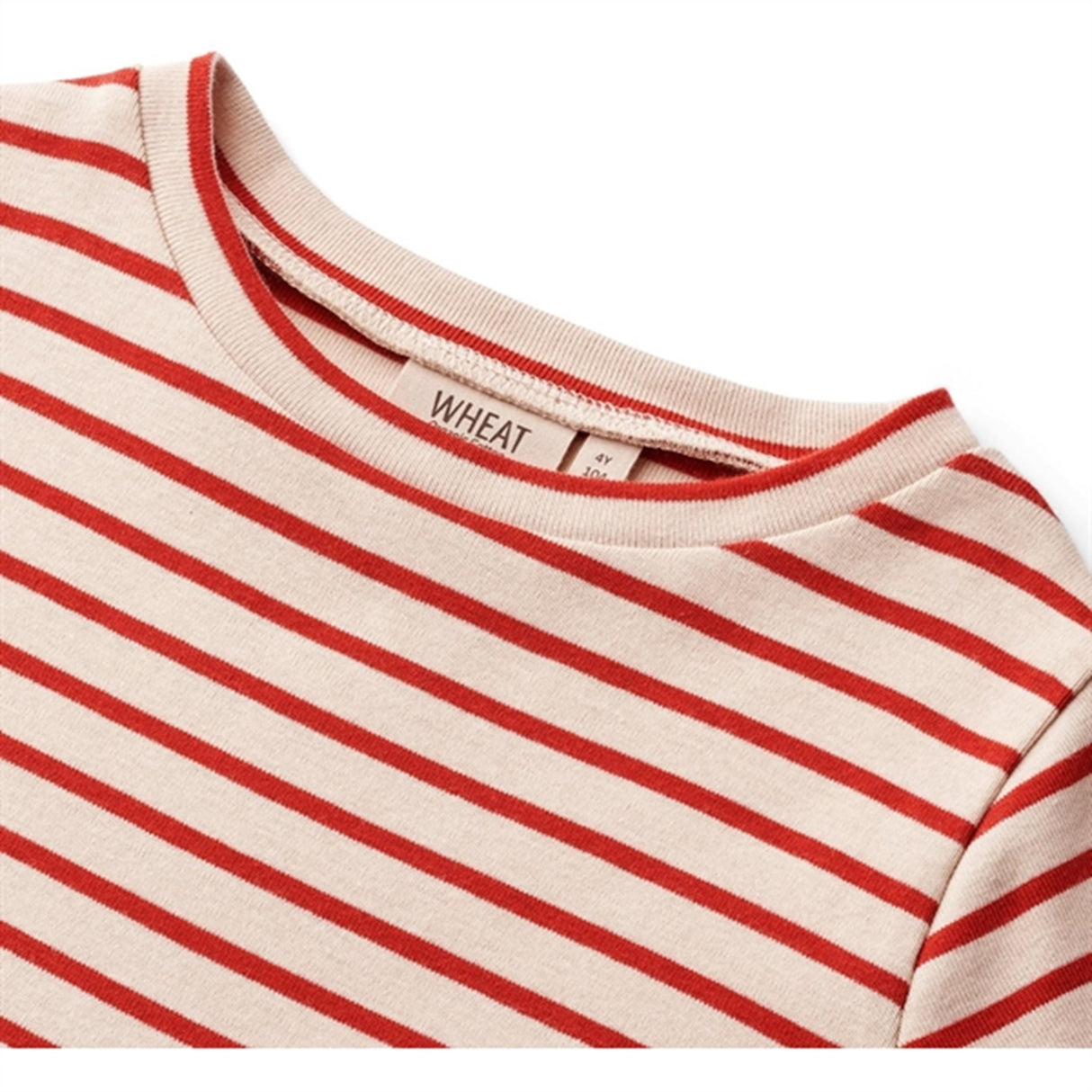 Wheat Red Stripe Jersey Kjole Anna 3