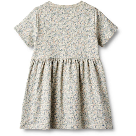 Wheat Sandshell Mini Flowers Jersey Kjole Anna 2