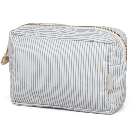 Cam Cam Copenhagen Makeup Pung Classic Stripes Blue, Praline