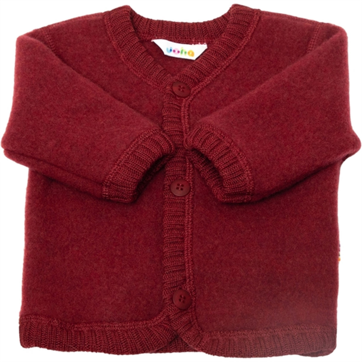 Joha Soft Uld Bordeaux Cardigan