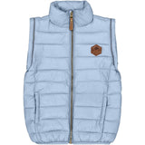 Mikk-Line Nylon Puffer 2 in 1 Jakke Faded Denim 2