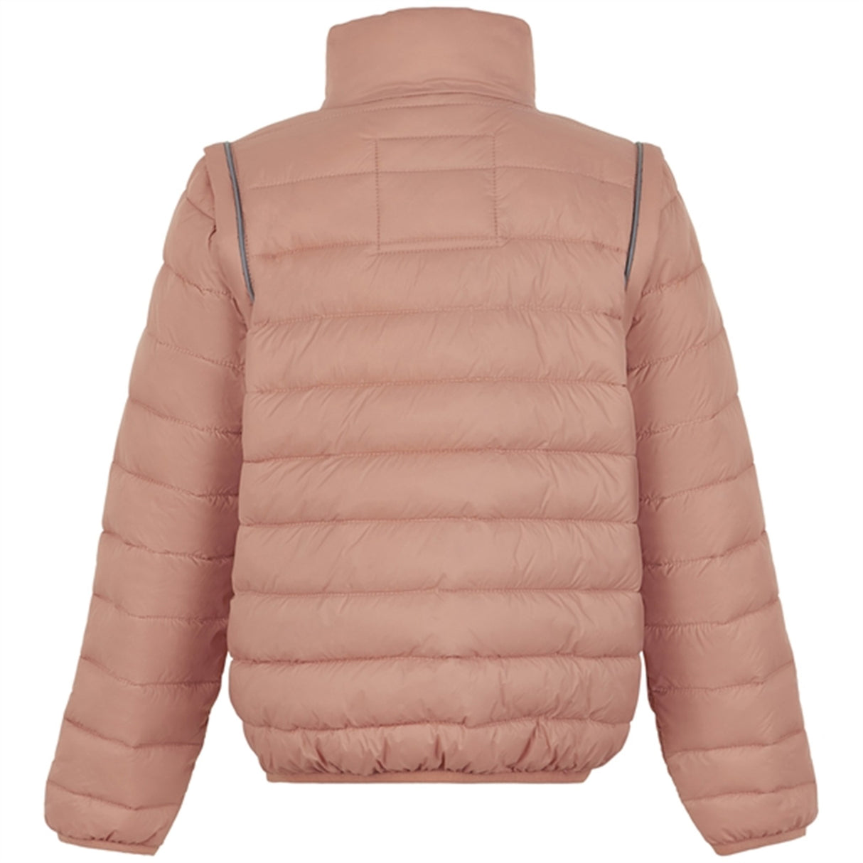 Mikk-Line Nylon puffer 2i1 Jakke Tawny Brown 7