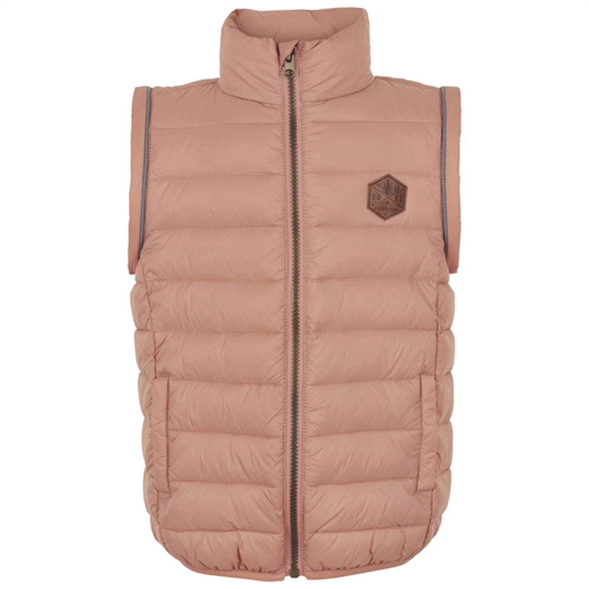 Mikk-Line Nylon puffer 2i1 Jakke Tawny Brown 8