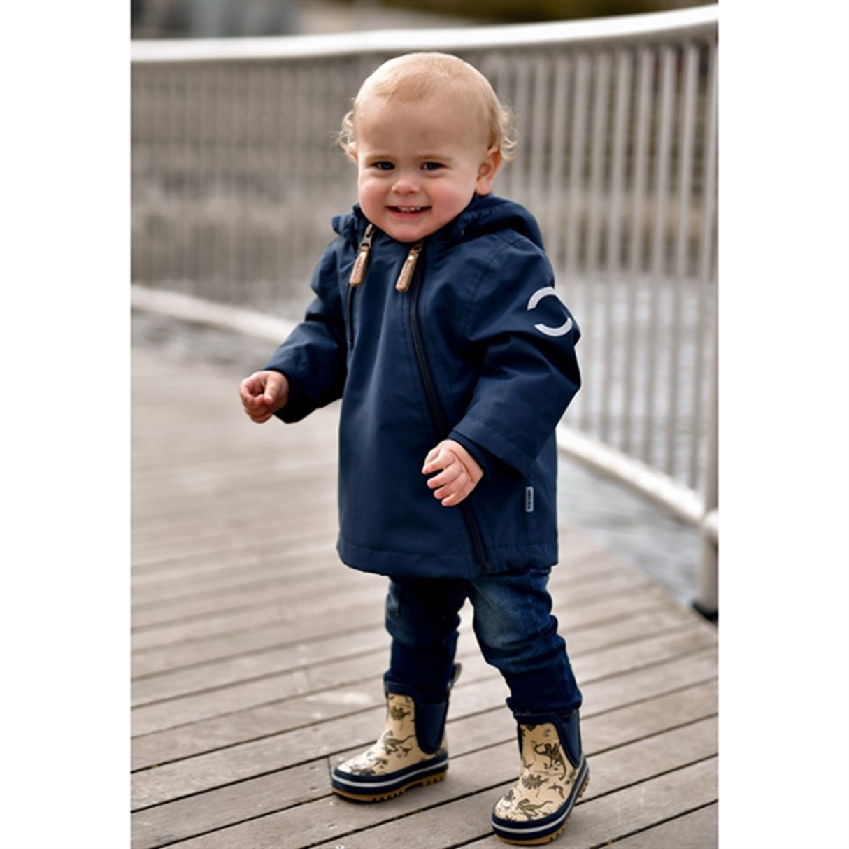 Mikk-Line Polyester Baby Jakke Blue Nights 2