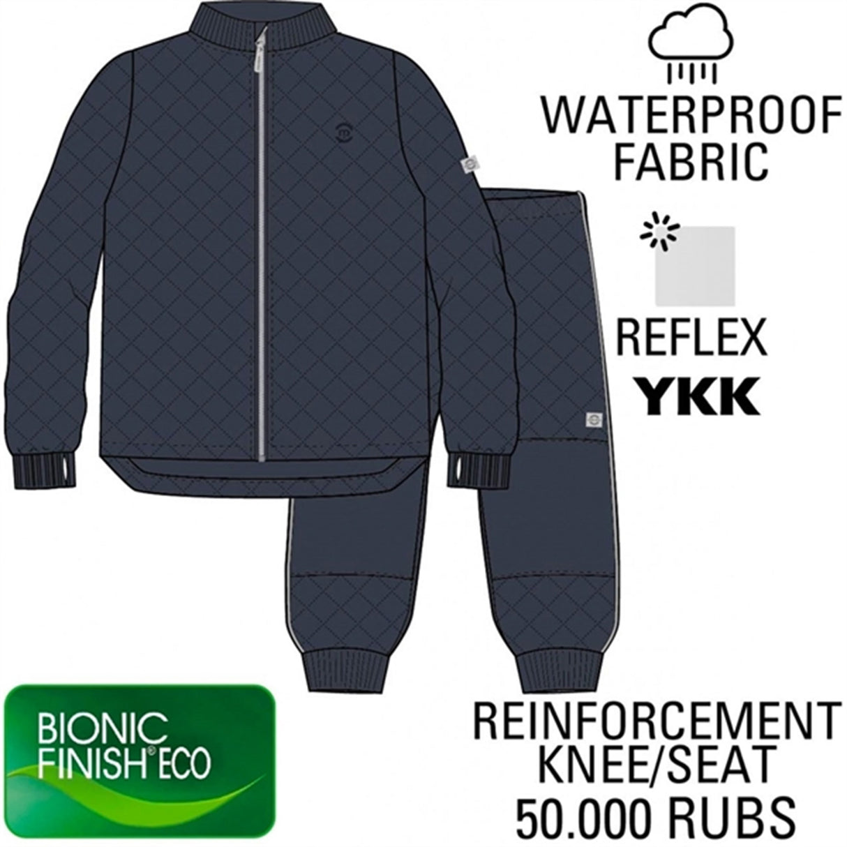 Mikk-Line Termosæt Duvet Blue Nights