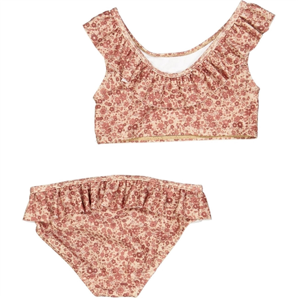 Wheat Red Flower Meadow Elina Bikini 4