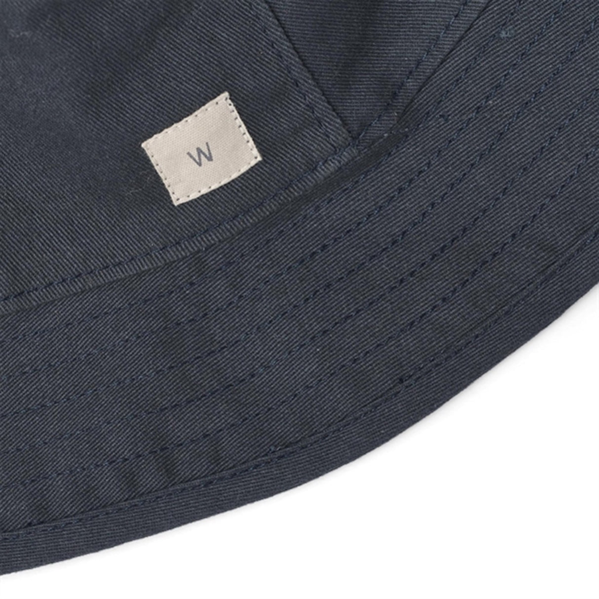 Wheat Navy Bøllehat Embroidery Alec 2