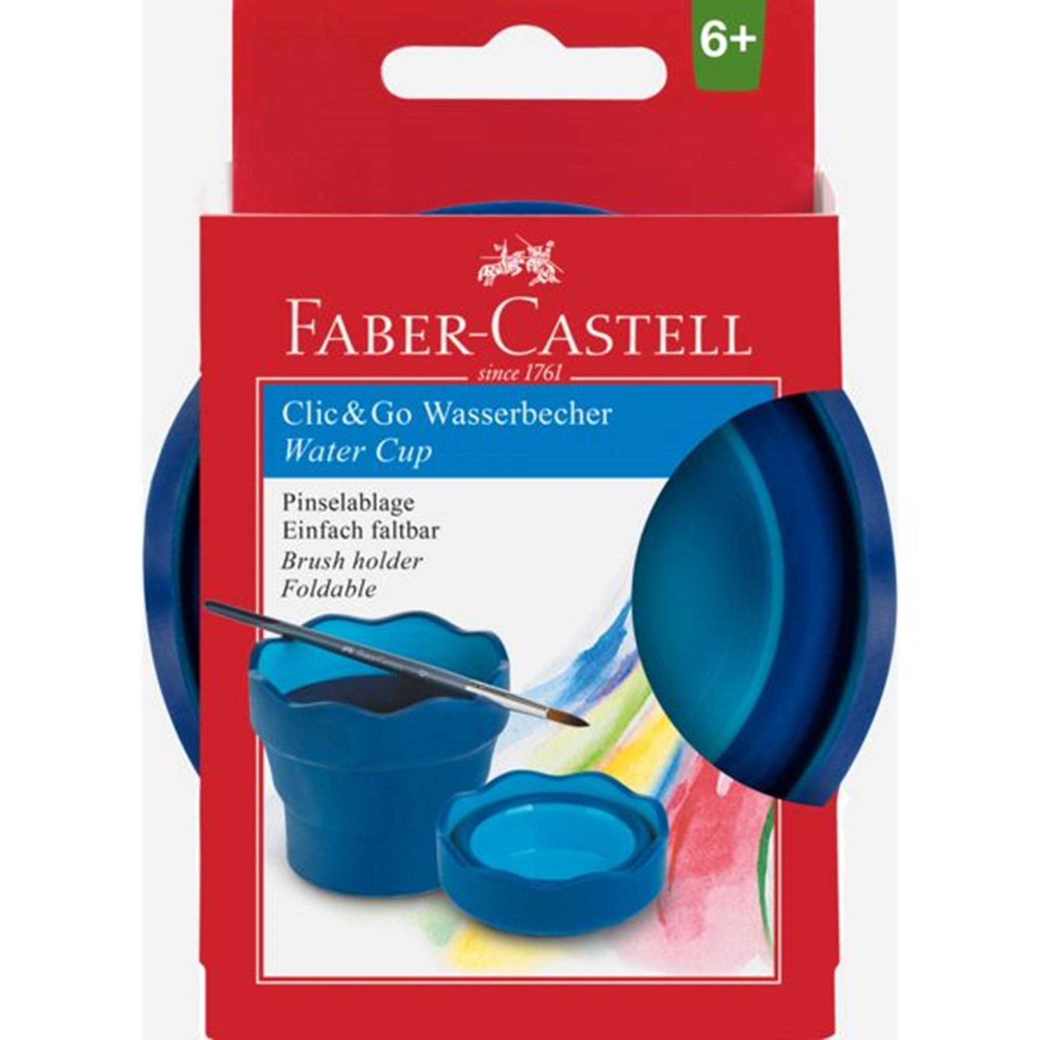 Faber Castell Vandkop Clic&Go Blå