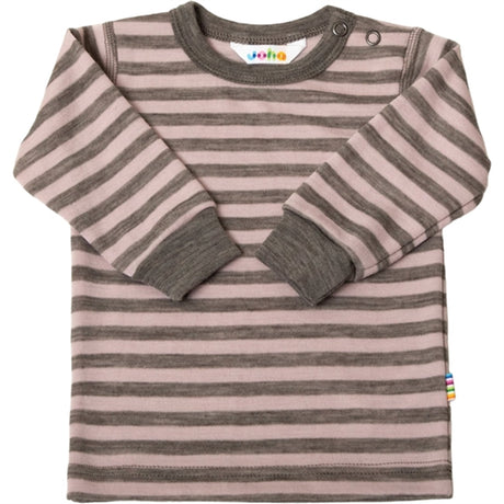 Joha Uld Pink Stripe Bluse