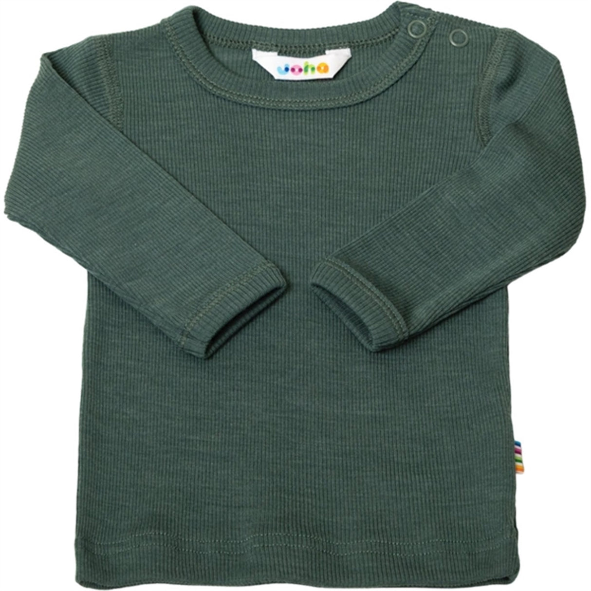 Joha Uld/Silke Dark Green Bluse