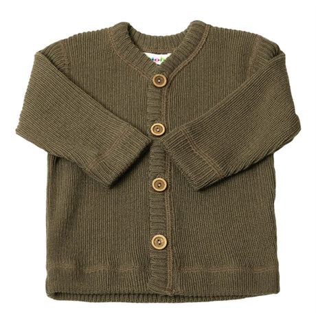 Joha Uld Dark Beige Cardigan