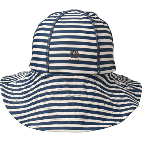 Wheat Indigo Stripe UV Solhat 2