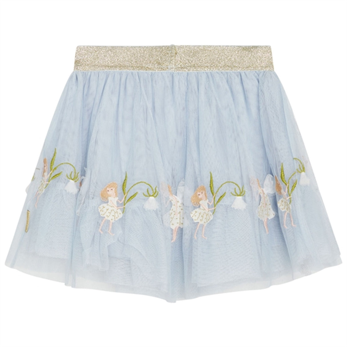 Hust & Claire Mini Blue Flax Ninna Nederdel 3