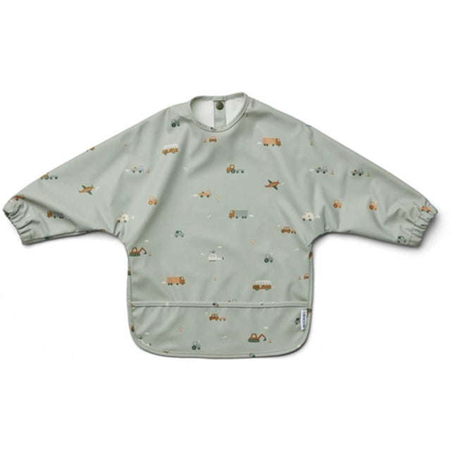 Liewood Merle Forklæde Vehicles/Dove Blue Mix