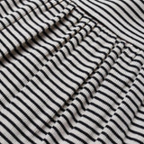 Mads Nørgaard 2x2 Stripe Daisina Whitecap Grey/Black Kjole