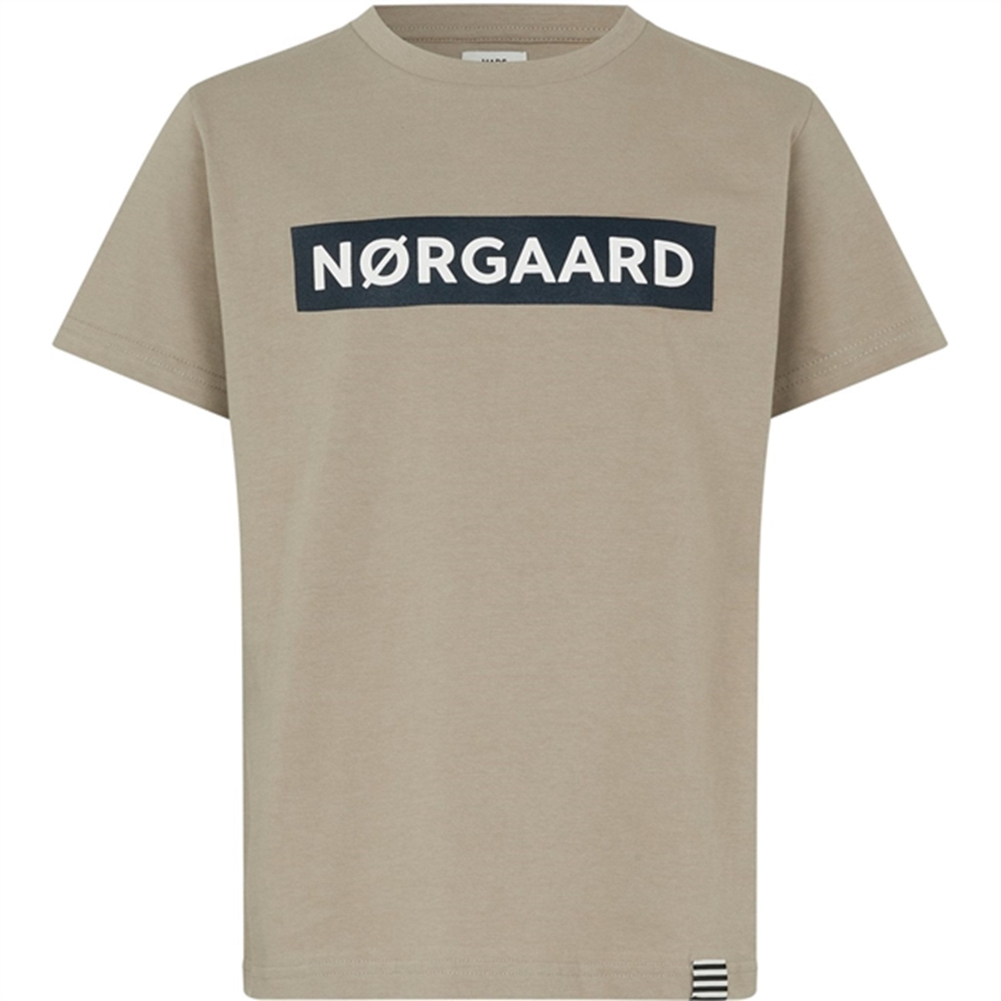 Mads Nørgaard Printed Tee Thorlino T-Shirt Vintage Khaki