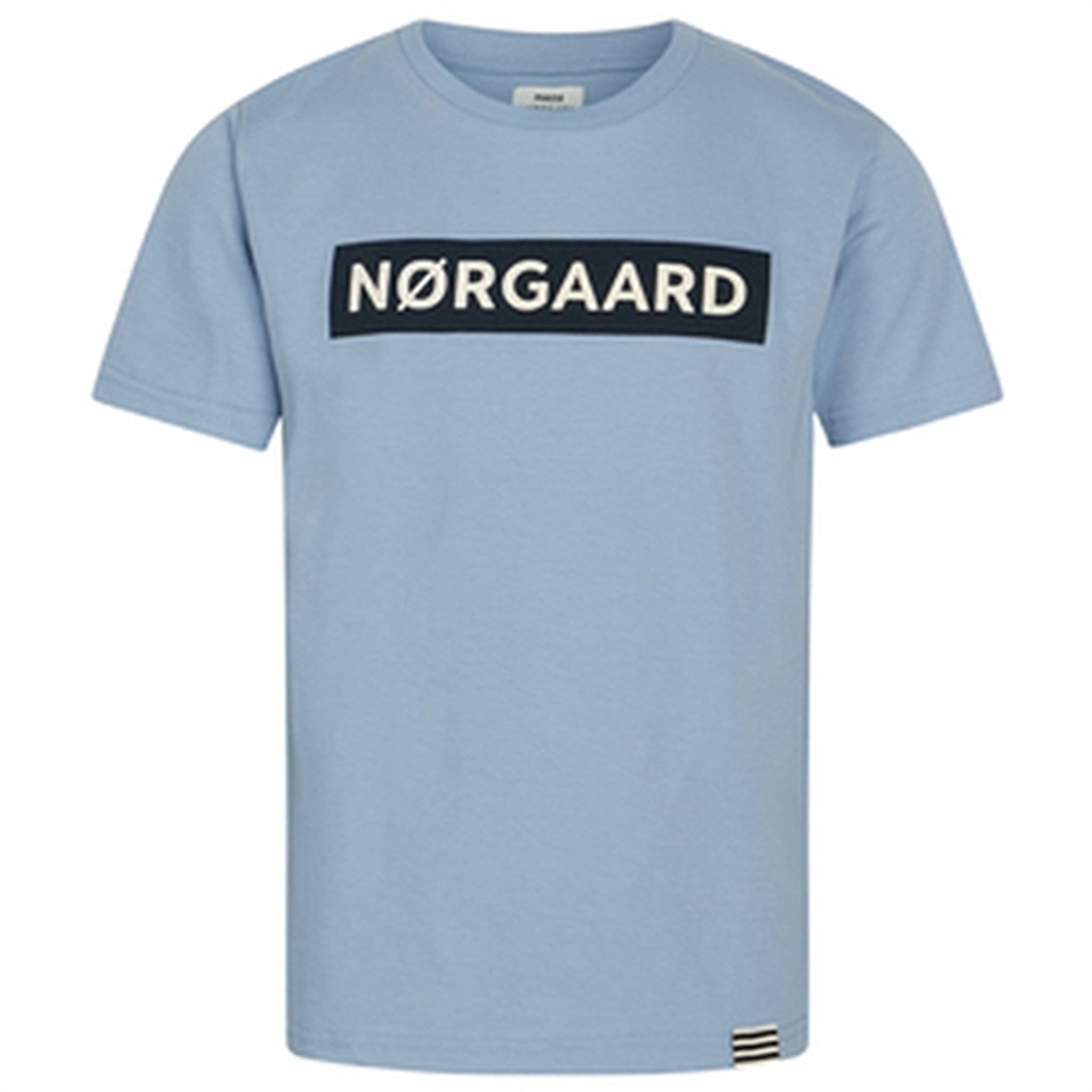 Mads Nørgaard Printed Tee Thorlino T-Shirt Faded Denim