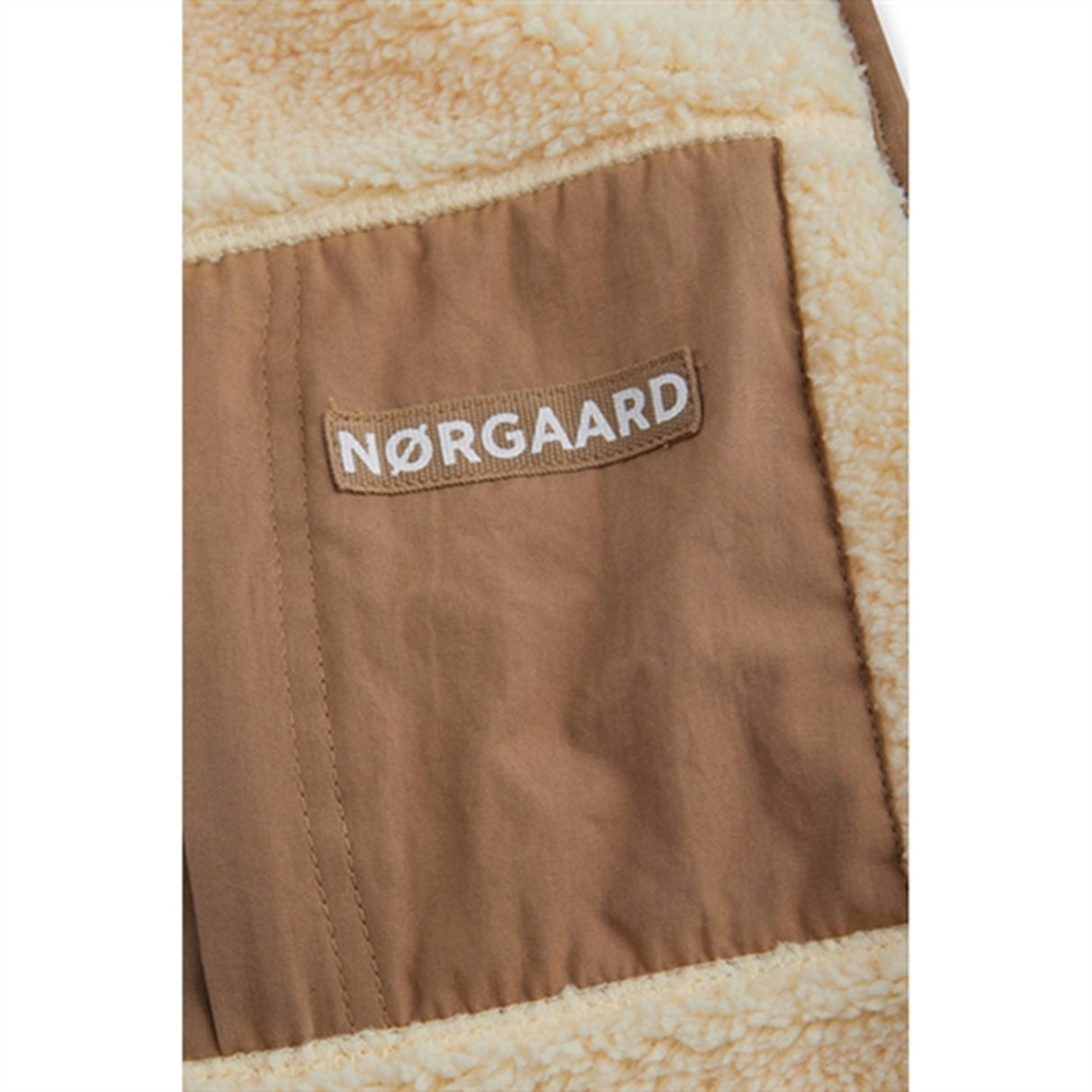 Mads Nørgaard Teddy Fleece Vilads Vest Vanilla Custard 3