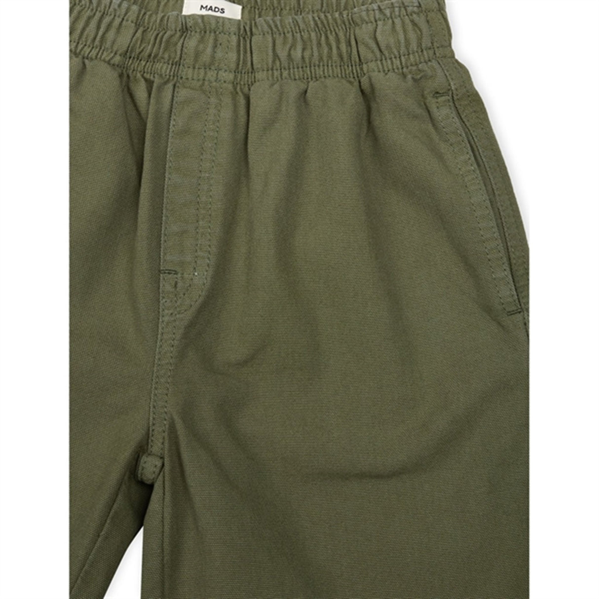 Mads Nørgaard Dyed Canvas Seano Shorts Olivine 2