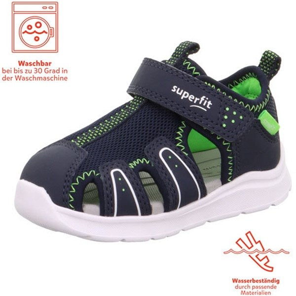 Superfit Wave Sandaler Blue/Lightgreen