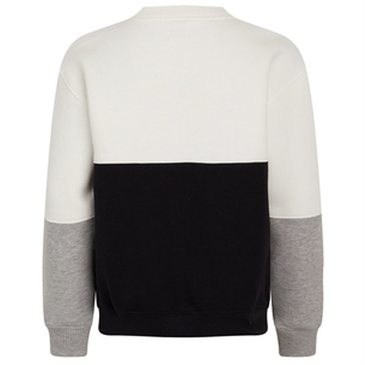 Mads Nørgaard Standard Sonar Block Sweatshirt Black/Marshmallow/Grey Melange 3