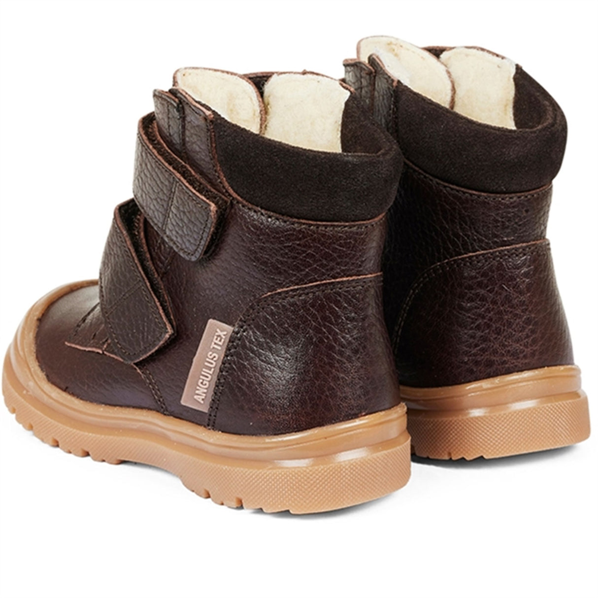 Angulus Begynder Tex-Støvle Med Velcrolukning Dark Brown/Dark Brown 6