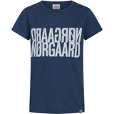 Mads Nørgaard Single Organic Tuvina T-Shirt Estate Blue