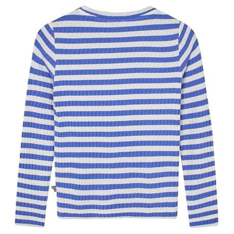 Mads Nørgaard Classic Stripe Talika Bluse Forever Blue/Vanilla Ice 2