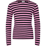 Mads Nørgaard 5x5 Classic Stripe Talika Bluse Stripe/Begonia Pink