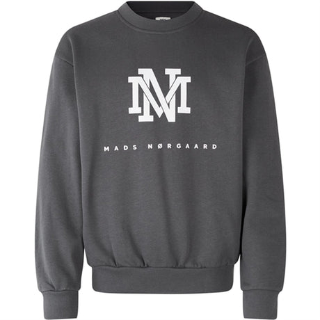 Mads Nørgaard Organic Sweat Sonar Sweatshirt Asphalt